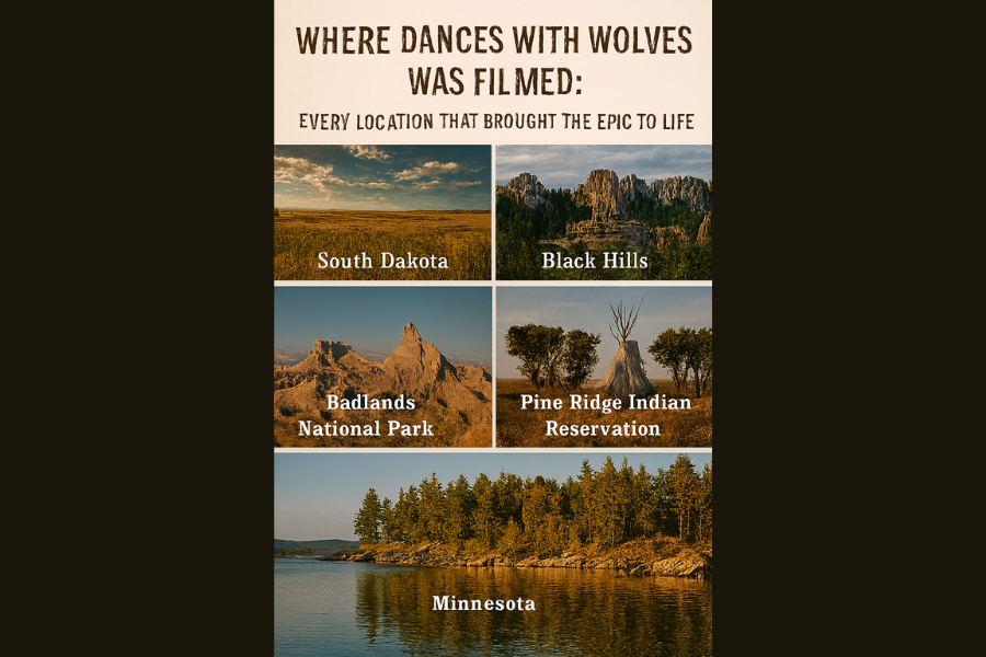where dances with wolves was filmed