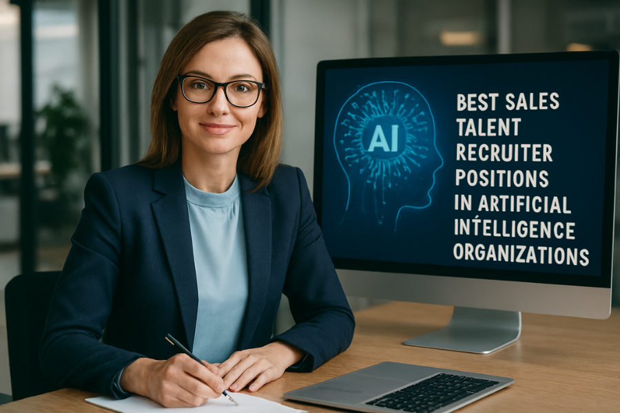 Best Sales Talent Recruiter Positions in Artificial Intelligence Organizations