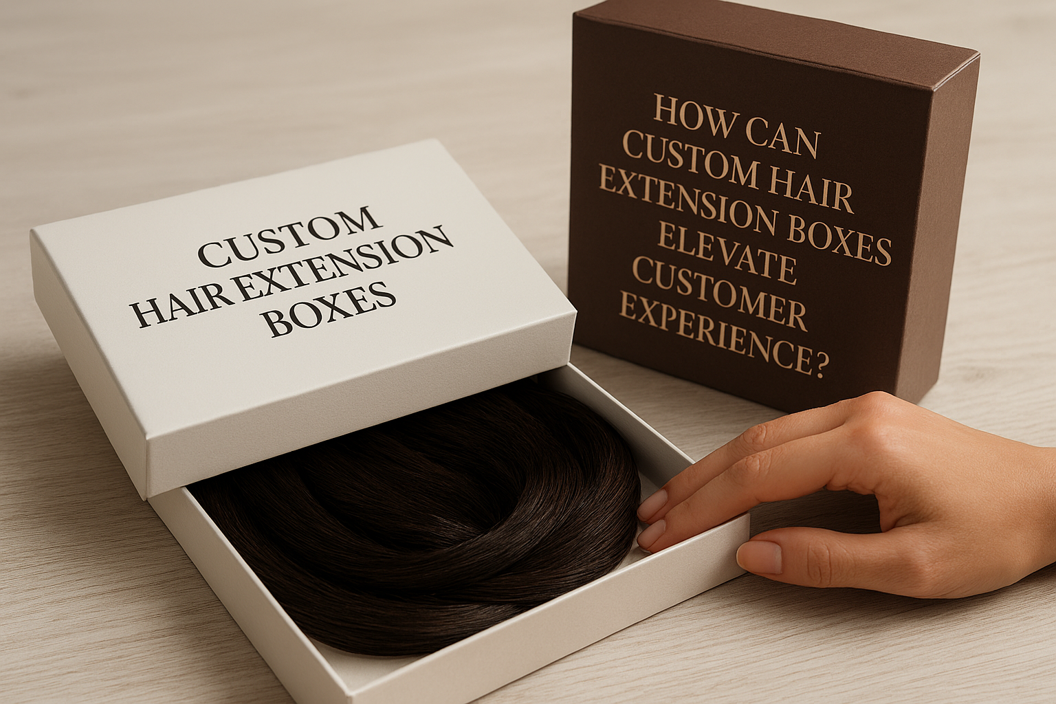 Custom Hair Extension Boxes Elevate Customer