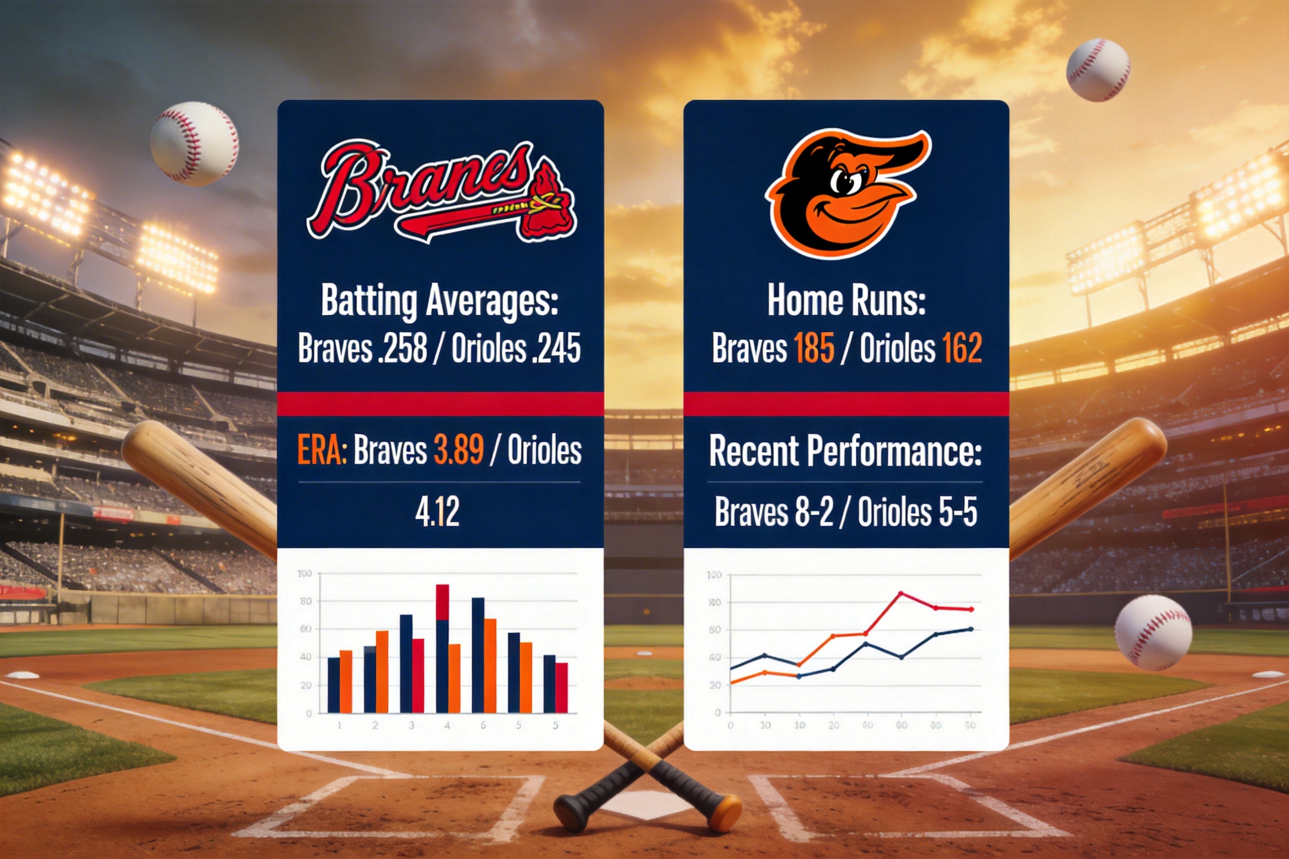 atlanta braves vs baltimore orioles match player stats