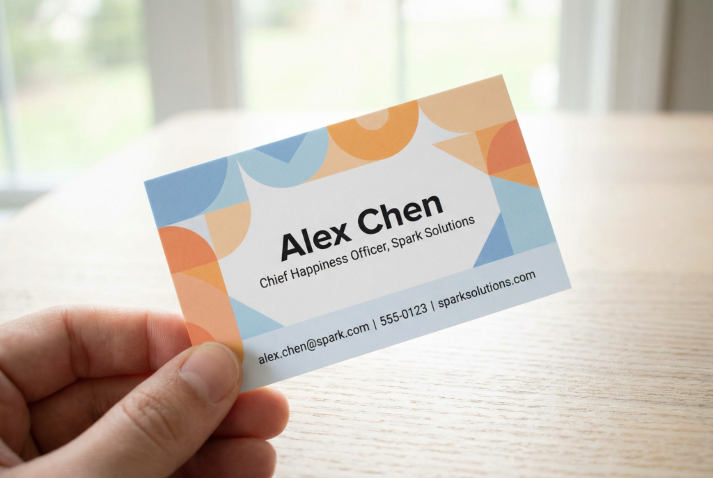 happy business card​