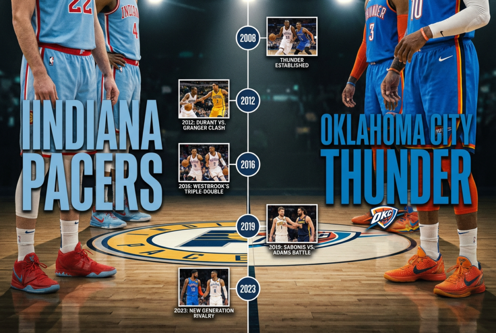 indiana pacers vs oklahoma city thunder timeline